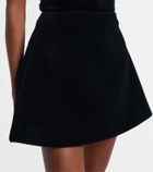 David Koma Velvet miniskirt