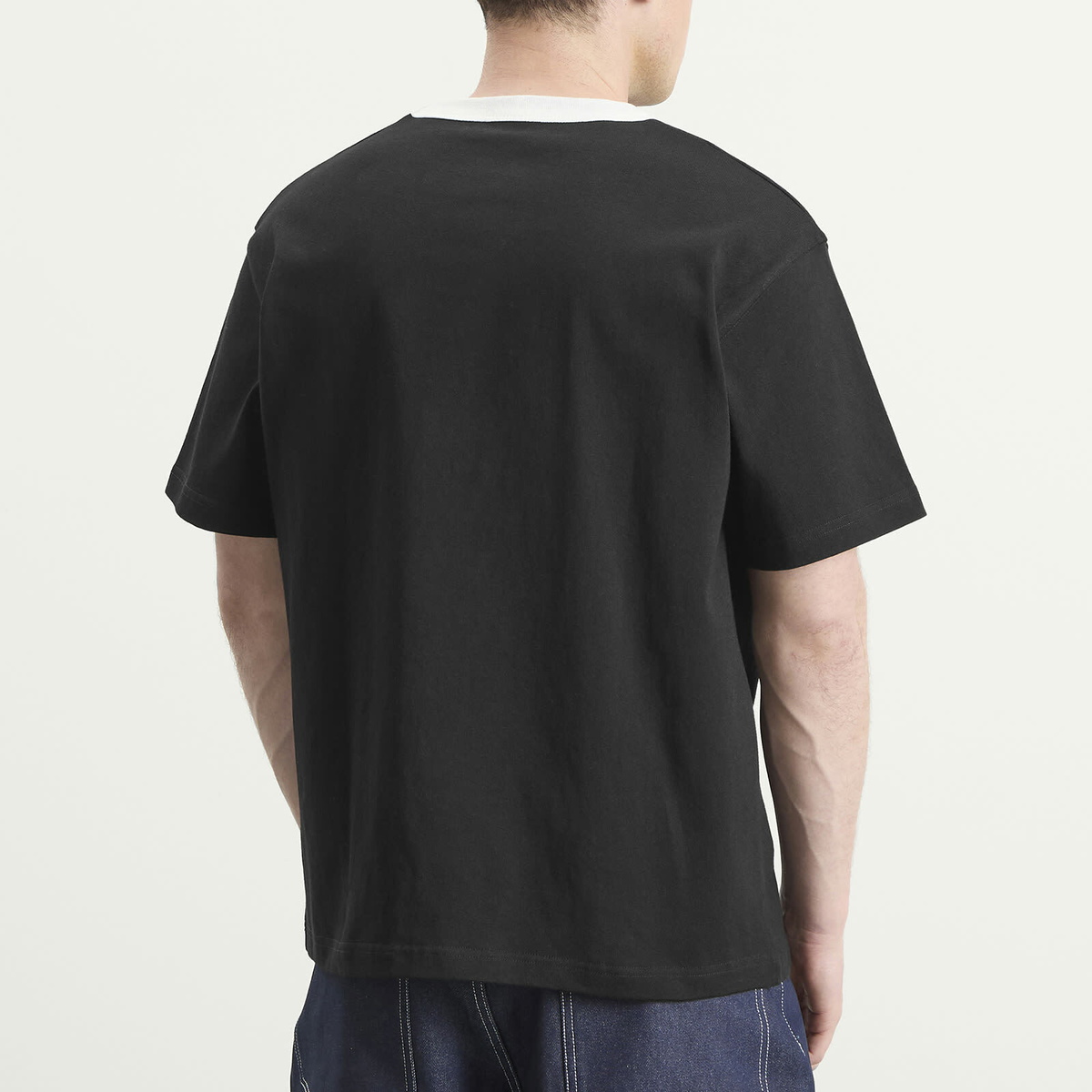 Pleasures Men's x Zero Single Skull Heavyweight T-Shirt in Black