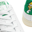 Adidas Stan Smith 'Homer Simpson' Sneakers in White/Green/Cream White