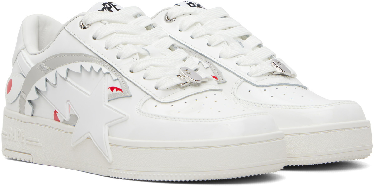 BAPE White BAPE STA #1 Sneakers