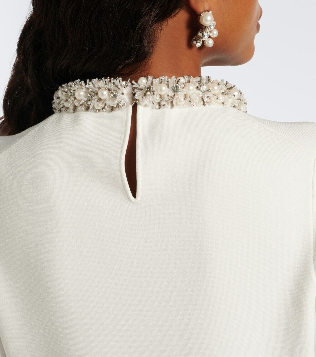 Simkhai Ozelle embellished crop top