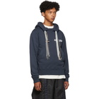 Ambush Blue Multi Cord Logo Hoodie