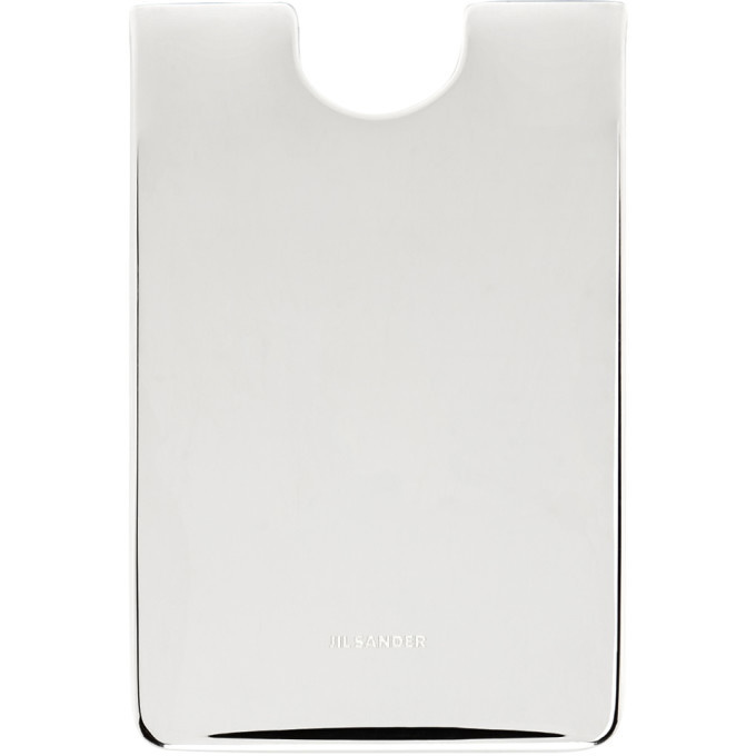 Photo: Jil Sander Silver Metal Card Holder