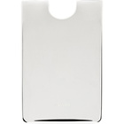 Jil Sander Silver Metal Card Holder