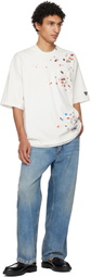 Maison MIHARA YASUHIRO Off-White Kids Sticker Printed T-shirt