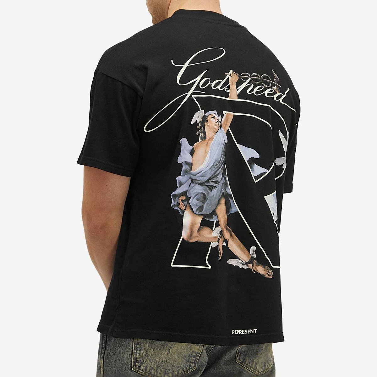 HERMES Tシャツ Hermes Tshirt Greek God Trident Shirt, Greek Mythology Tee Mens