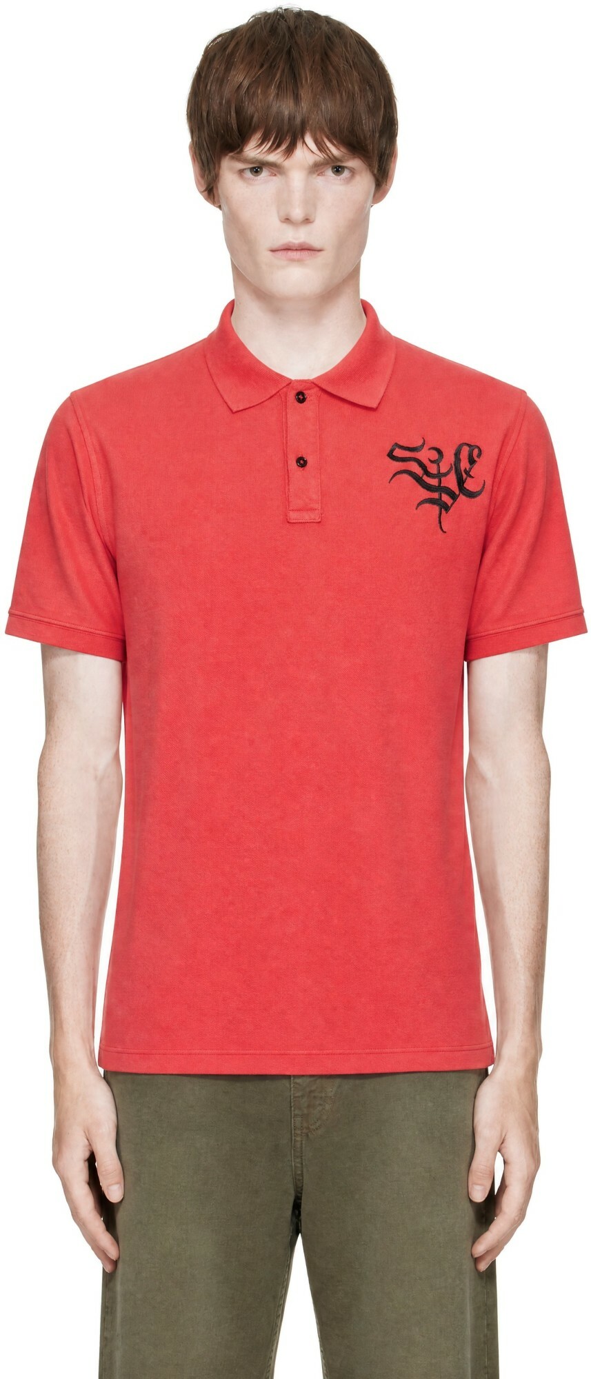 Stockholm (Surfboard) Club Red Garments Dyed Polo