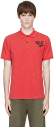 Stockholm (Surfboard) Club Red Garments Dyed Polo