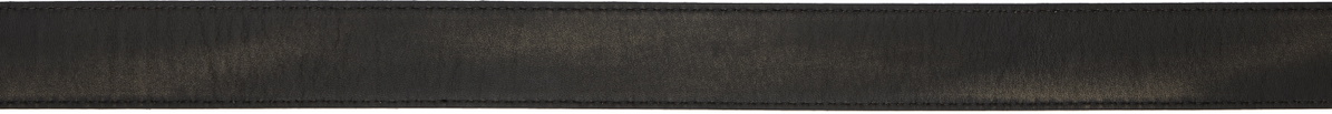 Juun.J Black Damage Leather Belt