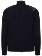 MONCLER - Cotton Tricot & Tech Down Cardigan