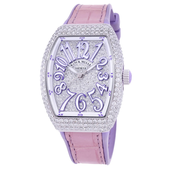 Photo: Franck Muller Lady Vanguard Automatic Diamond Ladies Watch V 32 SC AT FO D CD OG VL WG