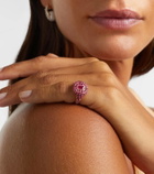 Shay Jewelry 18kt rose gold pinky ring with ruby