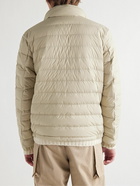 Moncler - Alfit Hooded Quilted Shell Down Jacket - Neutrals