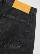 SECOND / LAYER - Valluco Straight-Leg Stone-Washed Jeans - Black