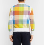 Thom Browne - Checked Cotton Sweater - Men - Yellow