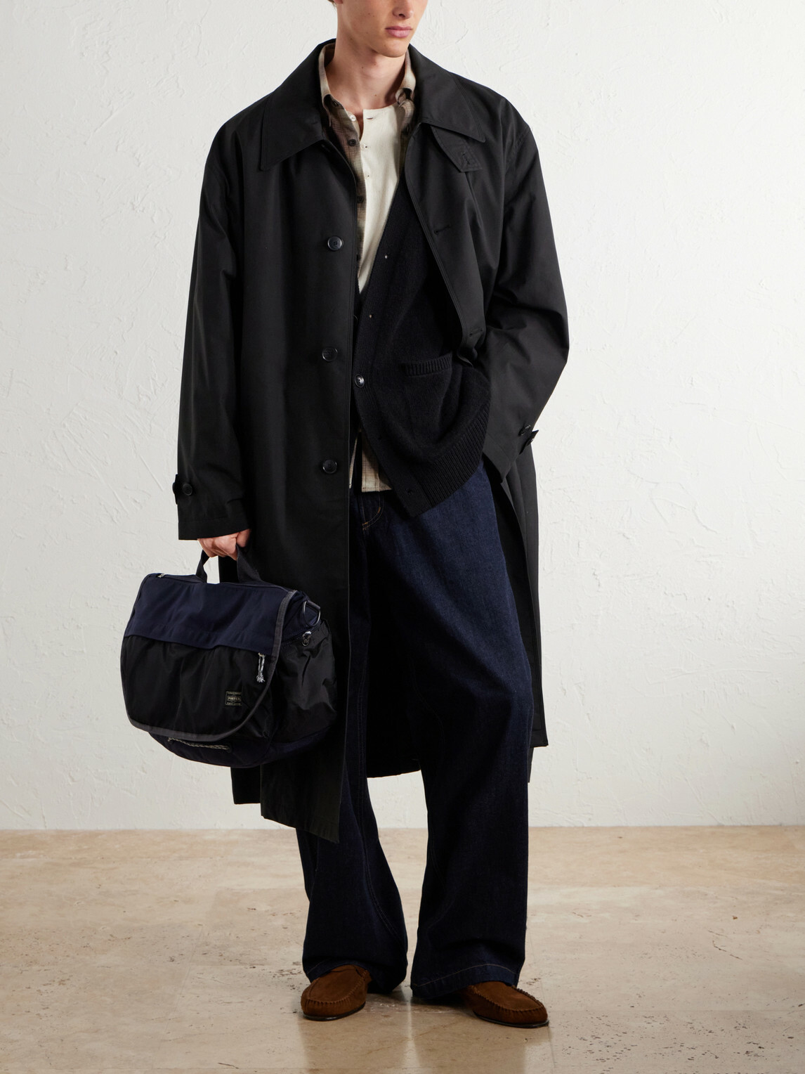 Porter-Yoshida and Co - New Hype Shell Messenger Bag - Blue