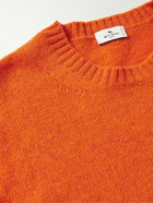 Etro - Wool-Jacquard Sweater - Orange