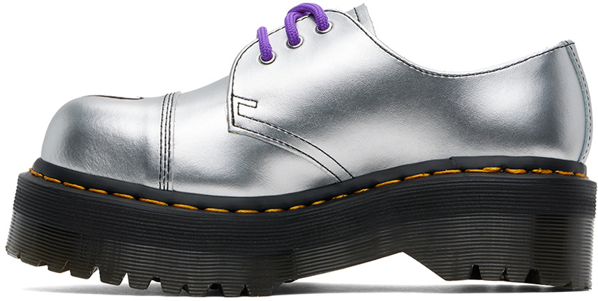 MadeMe Silver Dr. Martens Edition 1461 Quad Derbys
