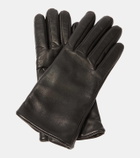 Saint Laurent Cassandre leather gloves