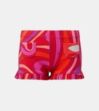 Pucci Iride ruffled shorts