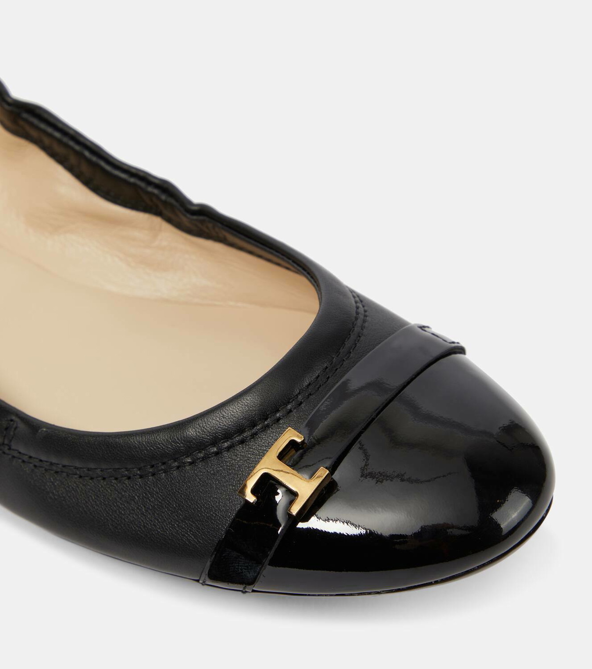 Tod's Bubble leather ballet flats Tod's