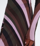 Pucci Iride sheer tulle maxi dress