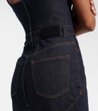 Givenchy Denim bustier dress