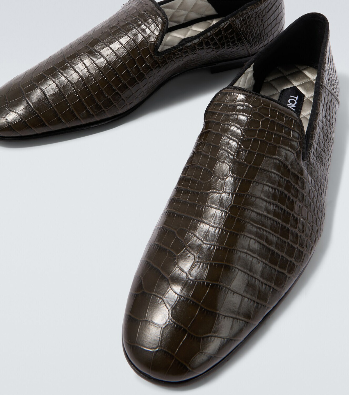 Tom Ford Steven croc-effect leather loafers