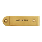 Saint Laurent Gold ID Money Clip