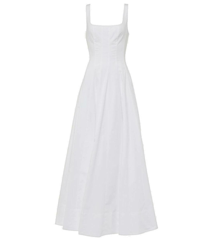 Photo: Staud Wells cotton poplin maxi dress