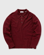 Les Deux Errol Rugby Knit Red - Mens - Polos/Pullovers