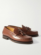 Brunello Cucinelli - Tasselled Leather Loafers - Brown