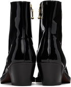 Ernest W. Baker Black Western Boots