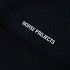 Norse Projects Men's Bjarki Cotton Sport Sock in Dark Navy
