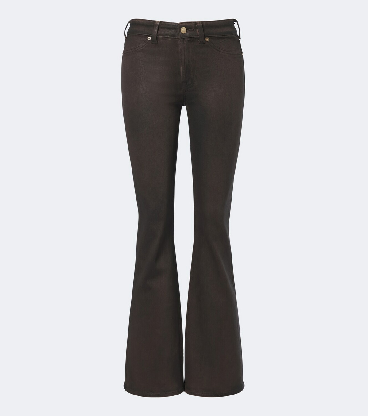 7 For All Mankind The Leggy bootcut coated jeans