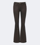 7 For All Mankind The Leggy bootcut coated jeans