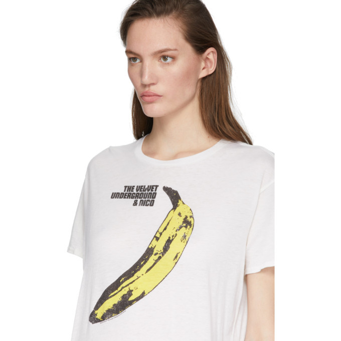R13 White The Velvet Underground Edition Boy T-Shirt R13