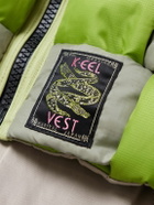 KAPITAL - Cropped Reversible Quilted Padded Shell Gilet