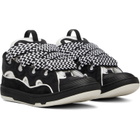 Lanvin Black & White Curb Sneakers