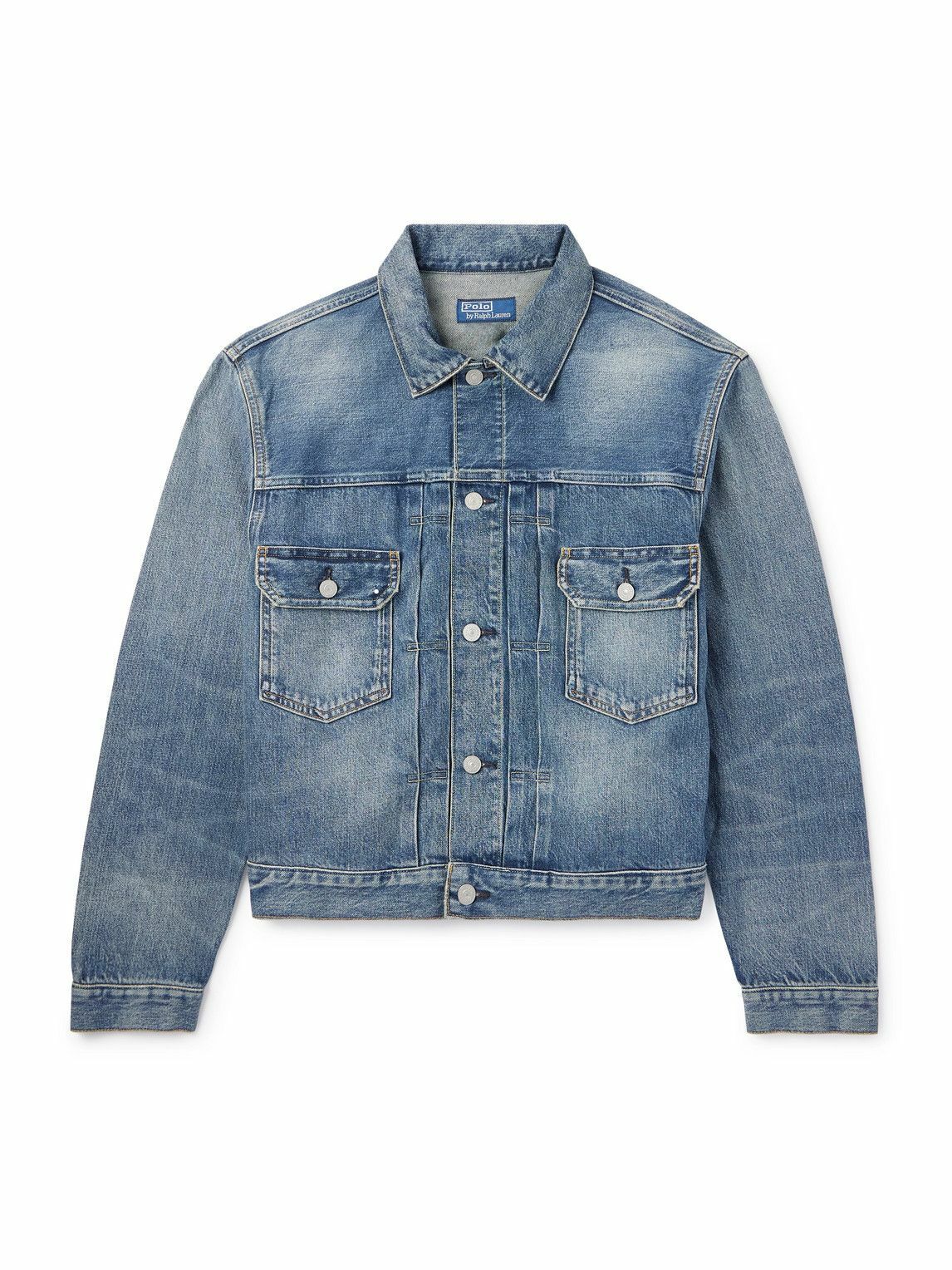 Polo Ralph Lauren - Cropped Denim Trucker Jacket - Blue Polo Ralph