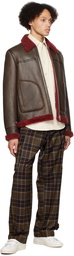 Paul Smith Brown Check Cargo Pants