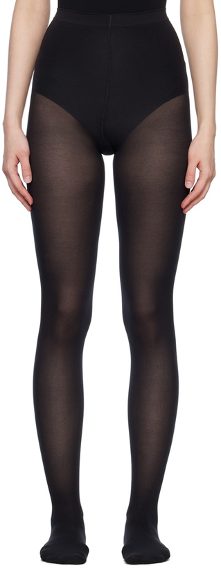 Photo: Wolford Black Velvet De Luxe 50 Tights