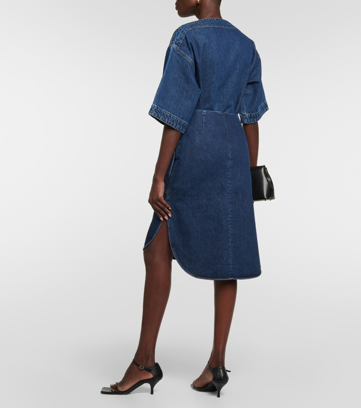 toteme denim dress Toteme Size S Denim Trapeze Dress