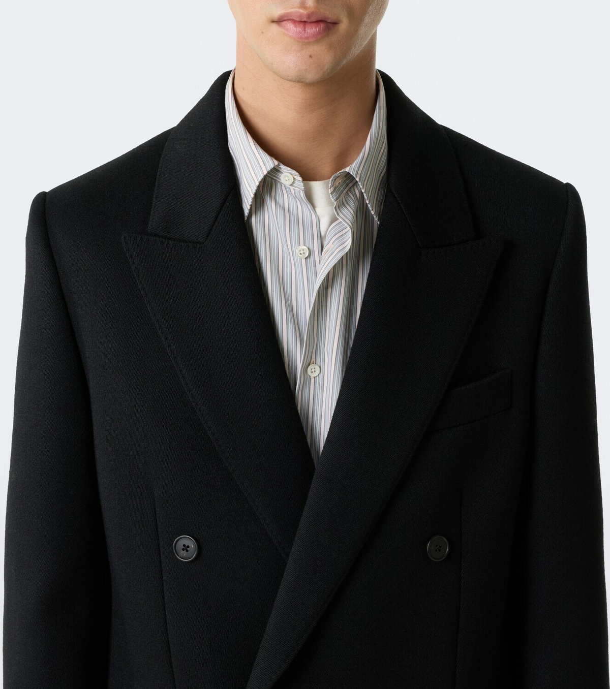 The Row Osmo double-breasted wool-blend coat