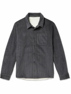 James Perse - Fleece-Lined Cotton and Wool-Blend Corduroy Jacket - Gray