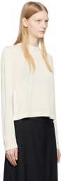 Cordera White Rib Long Sleeve T-Shirt