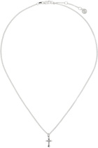 Stolen Girlfriends Club SSENSE Exclusive Silver Gothic Love Necklace