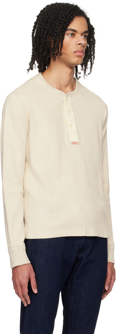 Polo Ralph Lauren Beige Patch Henley