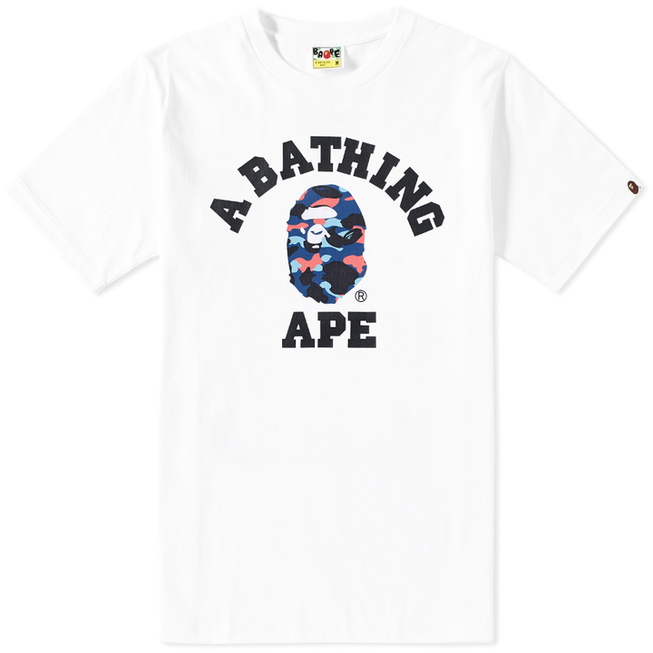 Photo: A Bathing Ape Colour Camo College Tee