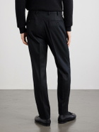 De Petrillo - Straight-Leg Wool and Cashmere-Blend Suit Trousers - Black